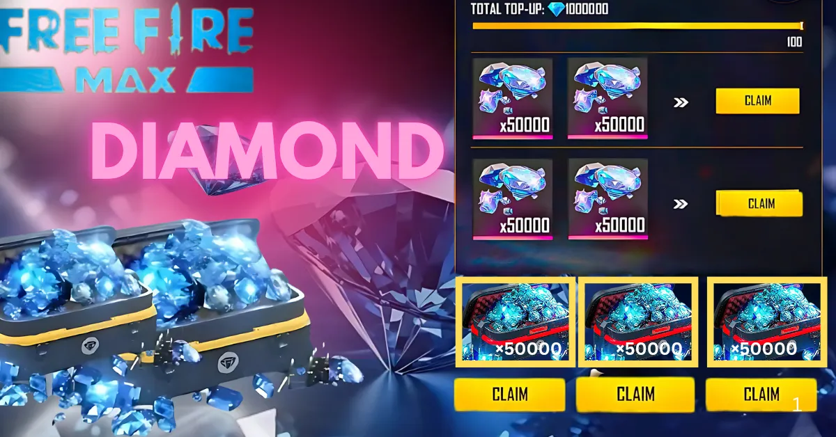 Claim free diamonds free fire