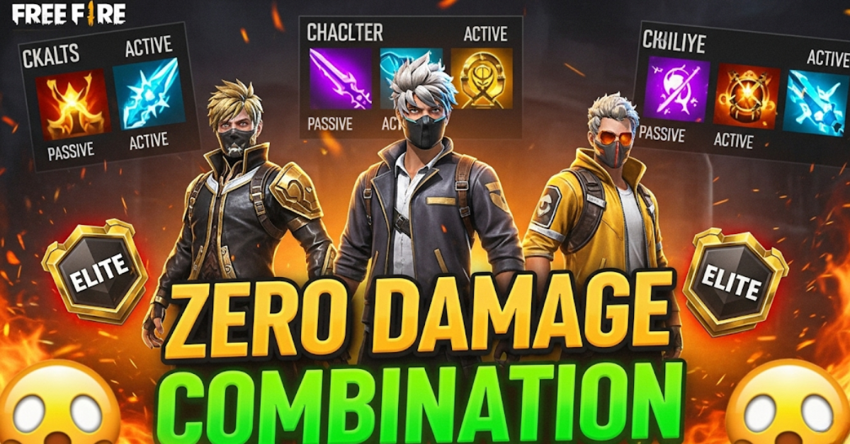 Zero Damage Character Skill Combination in Free Fire (2025) Ultimate Survival Guide