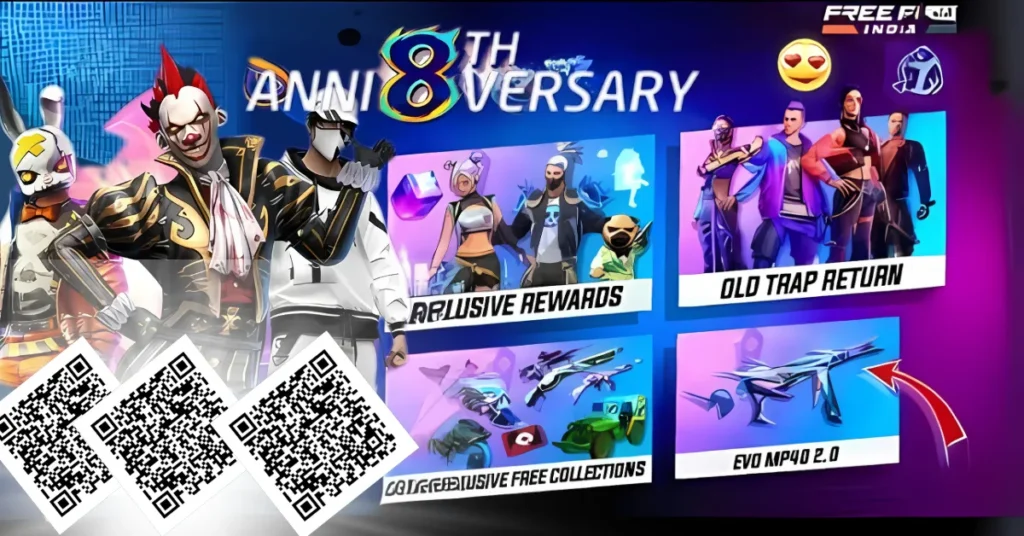 Free Fire Anniversary Magic Cube QR Code