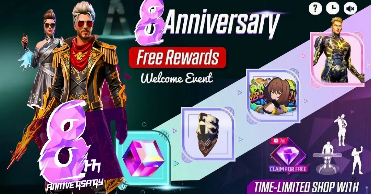 UID Free Fire Diamond Anniversary
