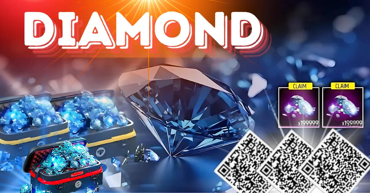 Free Fire Diamond QR Code