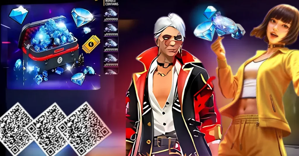 Free Fire Diamond QR Code