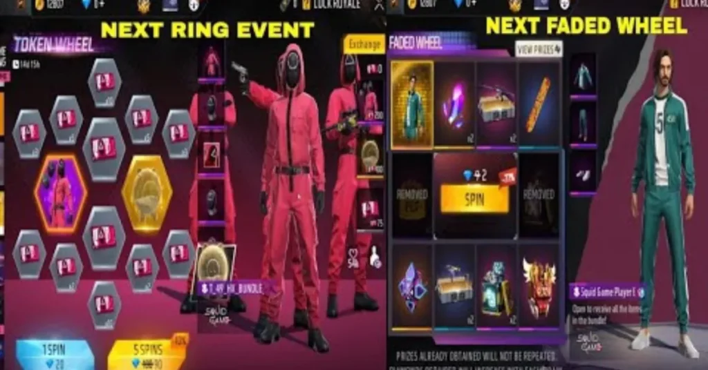 Free Fire x Squid Game Collaboration
