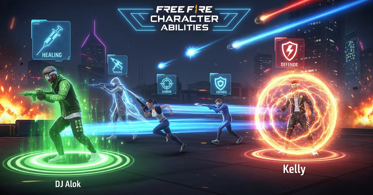 Free Fire Character Abilities