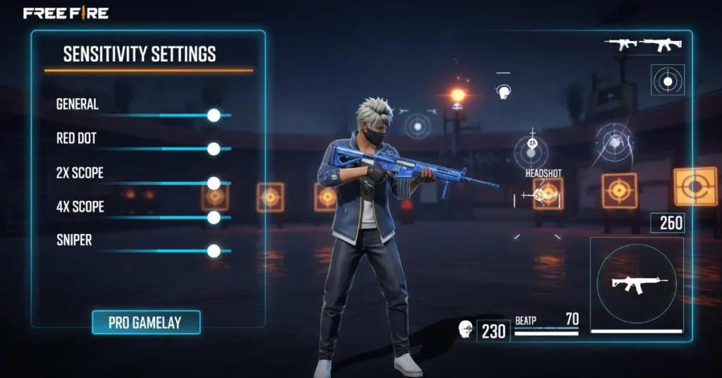 Free Fire Sensitivity Settings