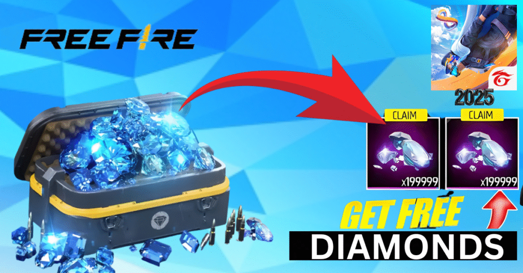 Claim free diamonds free fire