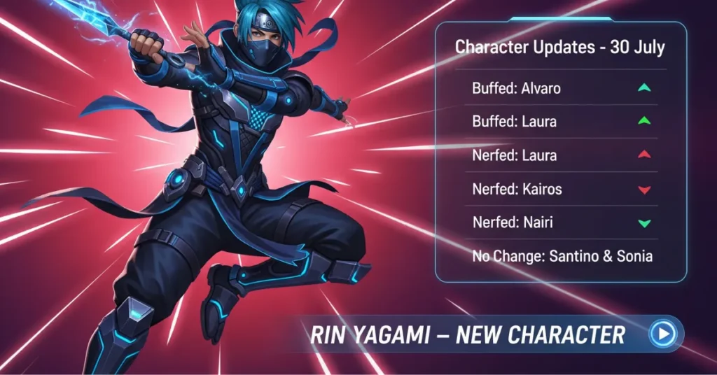 Free Fire New Character Update