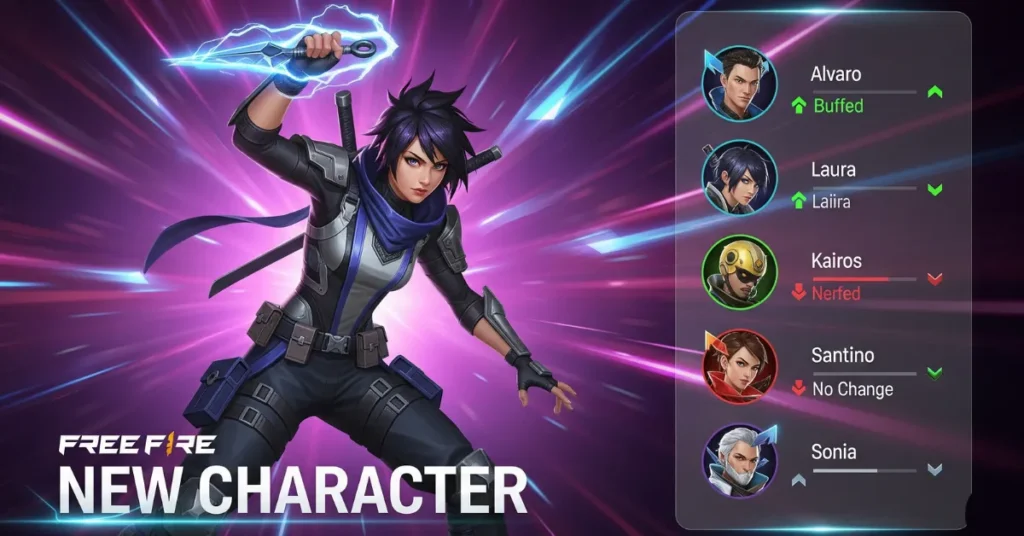 Free Fire New Character Update