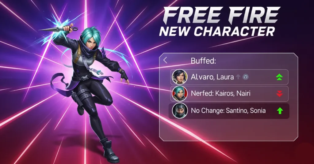 Free Fire New Character Update