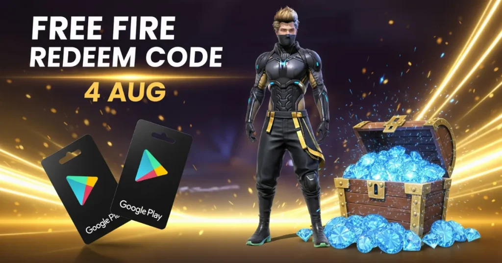 Free Fire Redeem Code 4 AUG