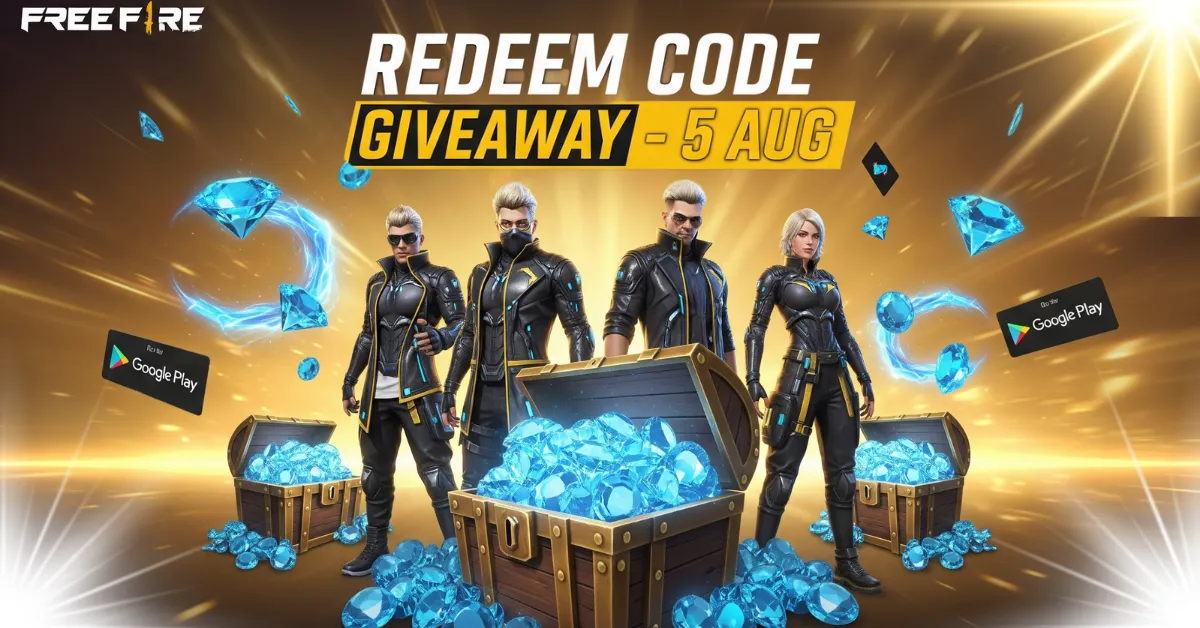 Free Fire Redeem Code 5 AUG