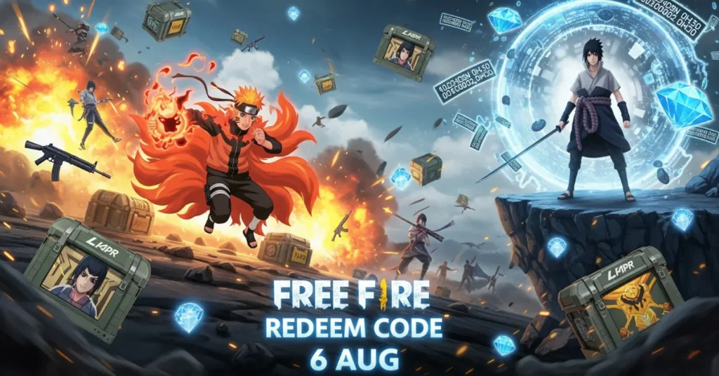 Free Fire Redeem Code 6 AUG