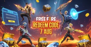 Free Fire Redeem Code 7 AUG