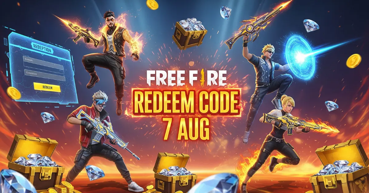 Free Fire Redeem Code 7 AUG