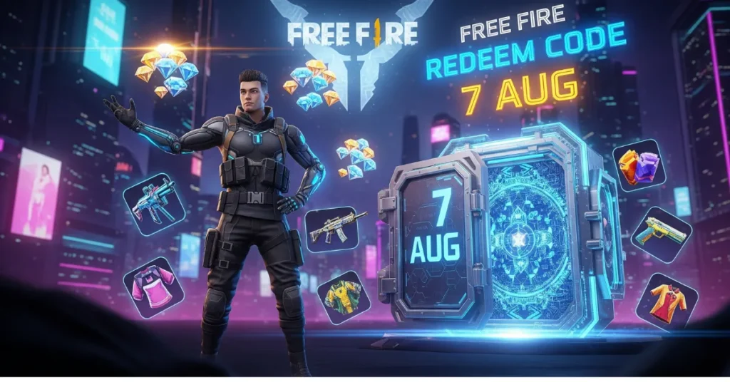 Free Fire Redeem Code 7 AUG