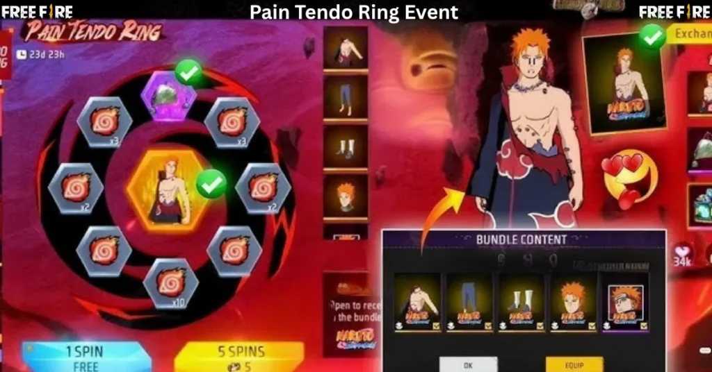 Pain Tendo Ring Event Free Fire