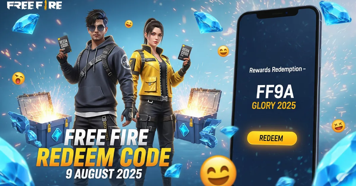 Free Fire Redeem Code 9 AUG