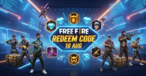Free Fire Redeem Code 10 AUG