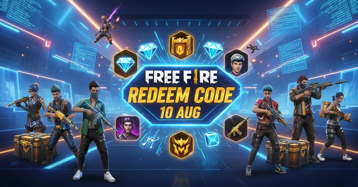 Free Fire Redeem Code 10 AUG