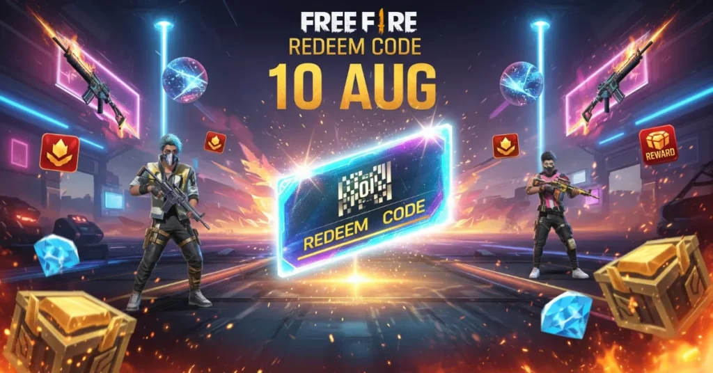 Free Fire Redeem Code 10 AUG
