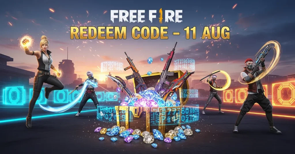 Free Fire Redeem Code 11 AUG 