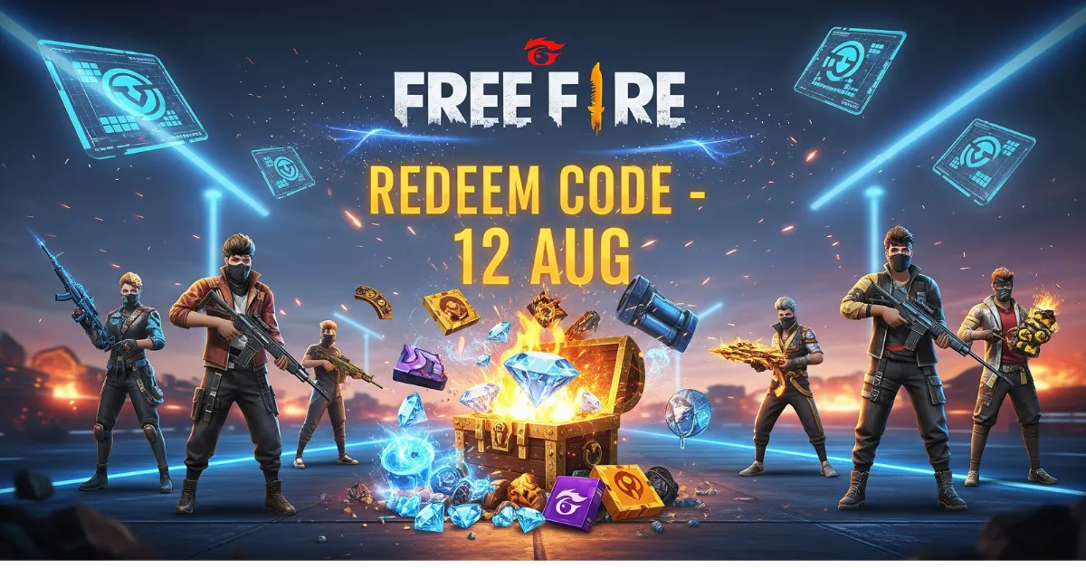 Free Fire Redeem Code 12 Aug