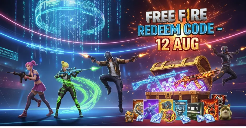 Free Fire Redeem Code 12 Aug
