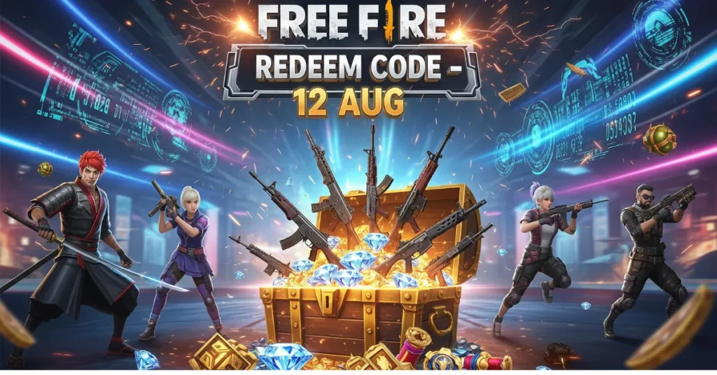 Free Fire Redeem Code 12 Aug