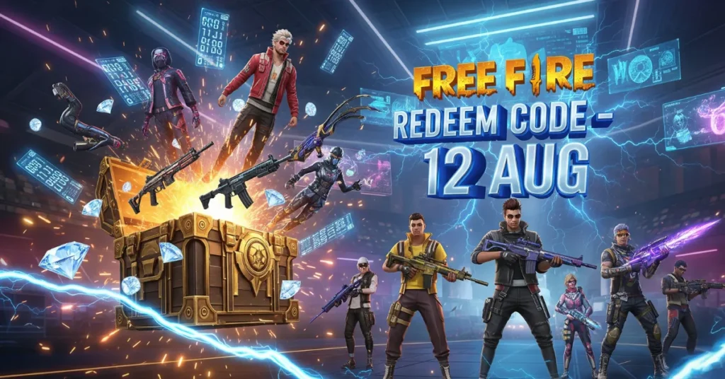 Free Fire Redeem Code 12 Aug