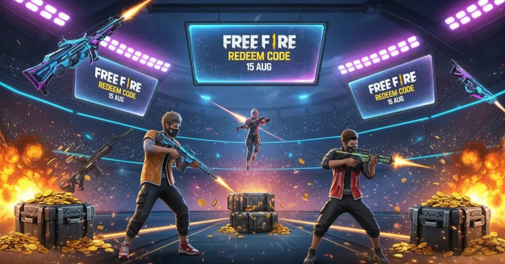 Free Fire Redeem Code 15 AUG
