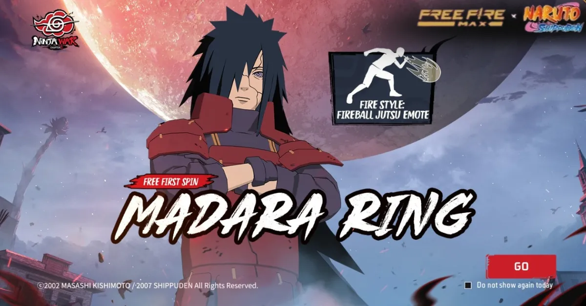 Madara Ring Free Fire