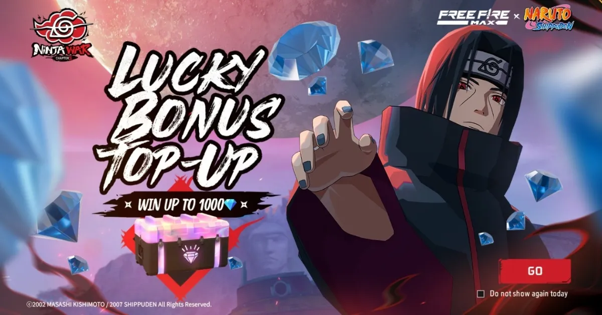 Lucky Bonus Top-Up Event in Free Fire