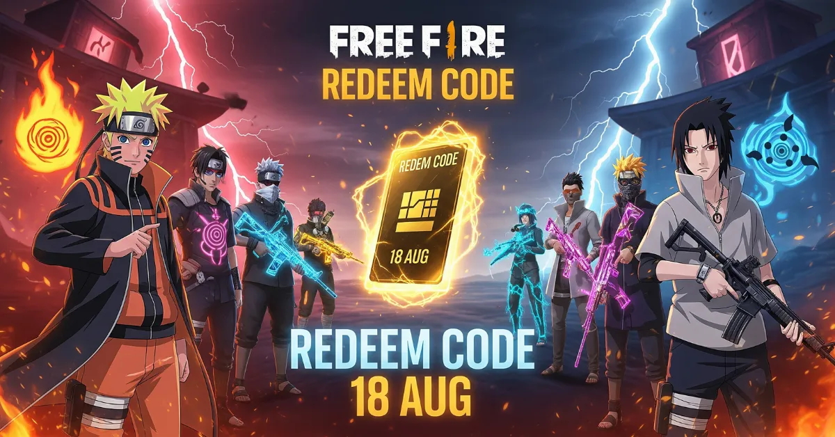 Free Fire Redeem Code 18 AUG