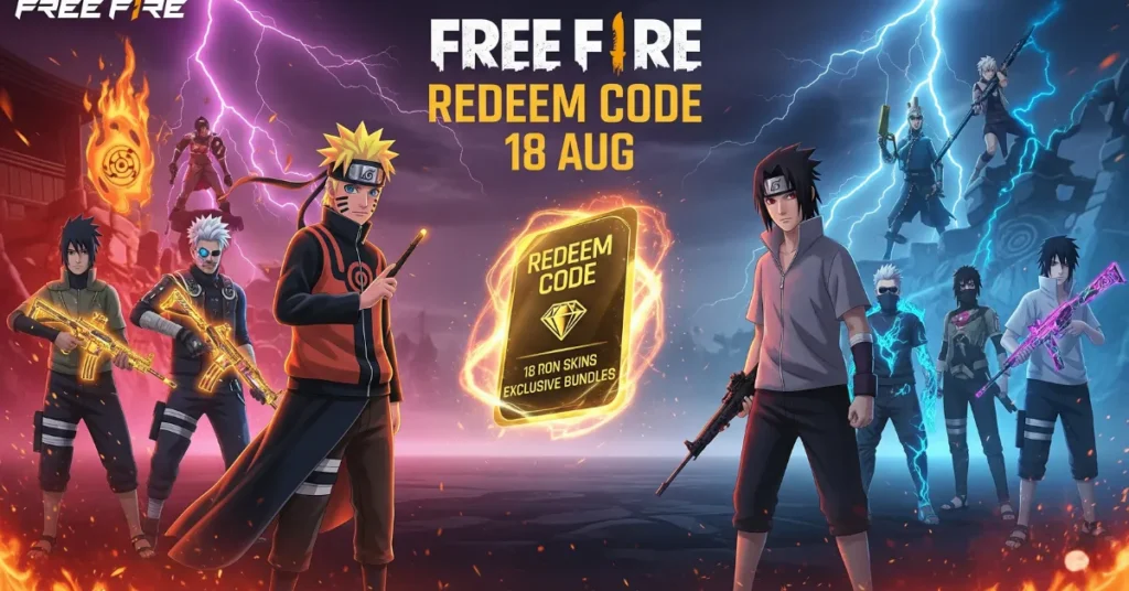 Free Fire Redeem Code 18 AUG 