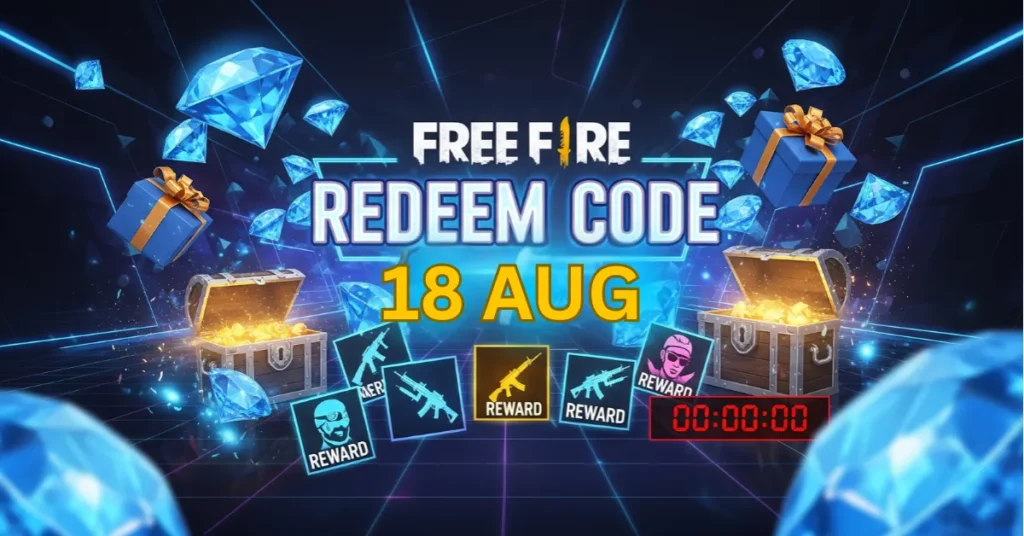 Free Fire Redeem Code 18 AUG 