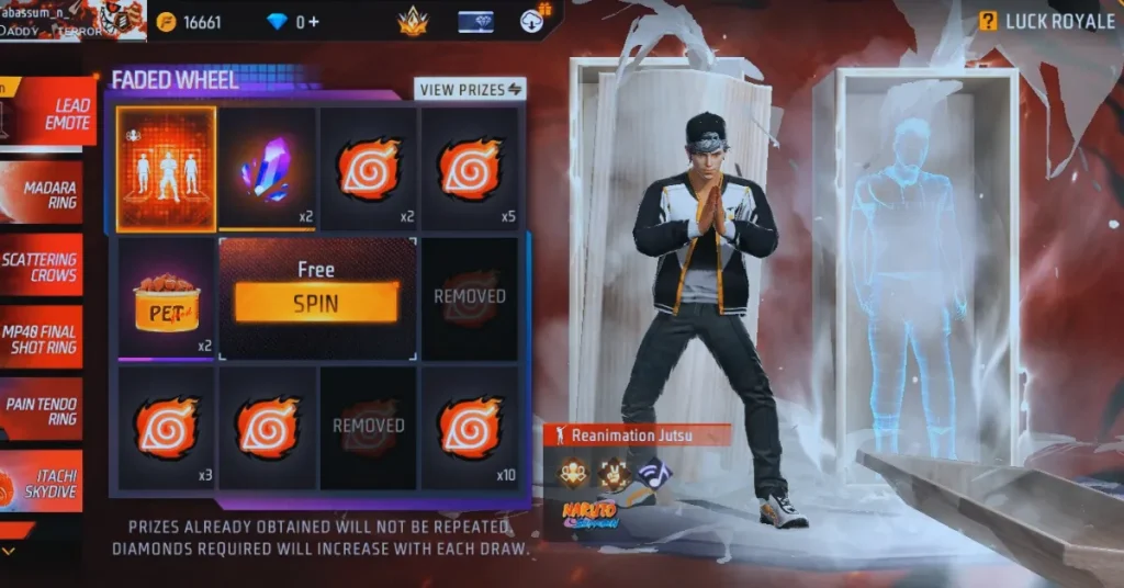 Reanimation Jutsu Faded Wheel