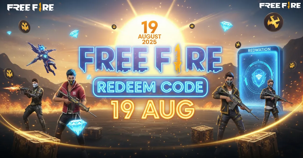 Free Fire Redeem Code 19 AUG