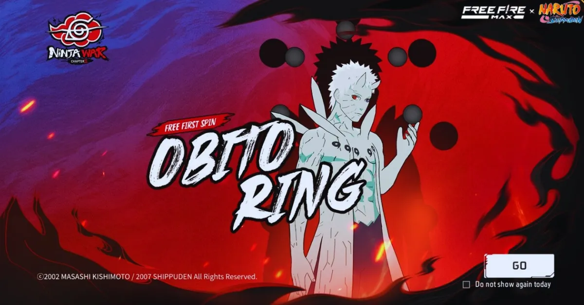 Obito Ring Event in Free Fire