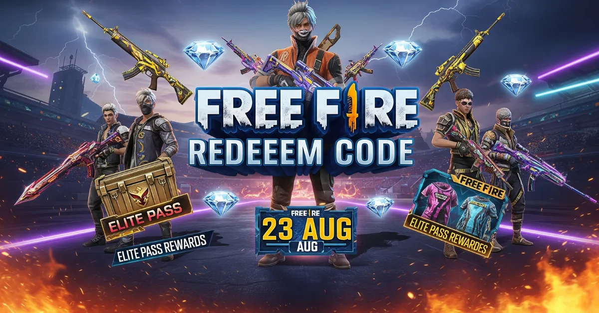 Free Fire Redeem Code 23 AUG