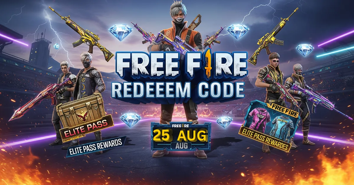 Free Fire Redeem Code 25 AUG