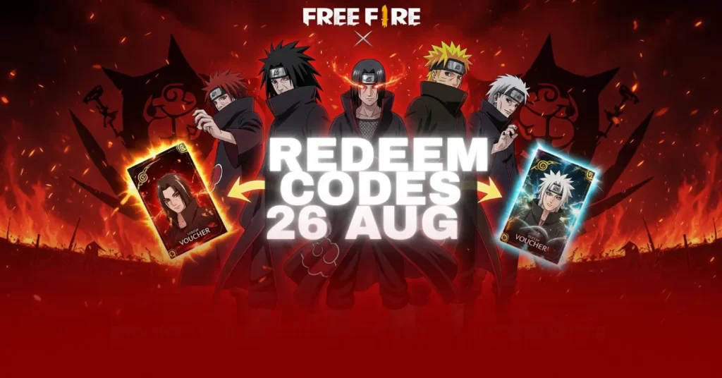 Free Fire Redeem Code 26 AUG