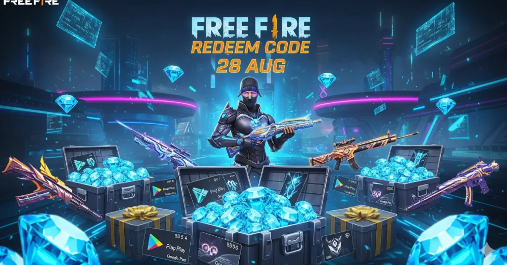 Free Fire Redeem Code 28 AUG
