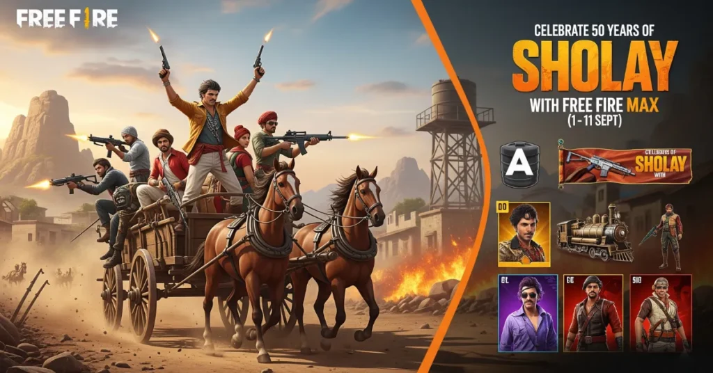 Sholay With Free Fire Max
