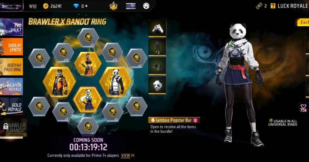 Brawler Bandit Ring Event in Free Fire