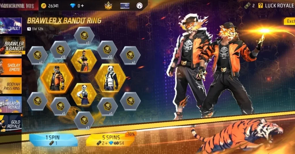 Tiger Brawler Bundle in 1 Spin