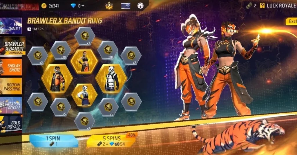 Tiger Brawler Bundle in 1 Spin