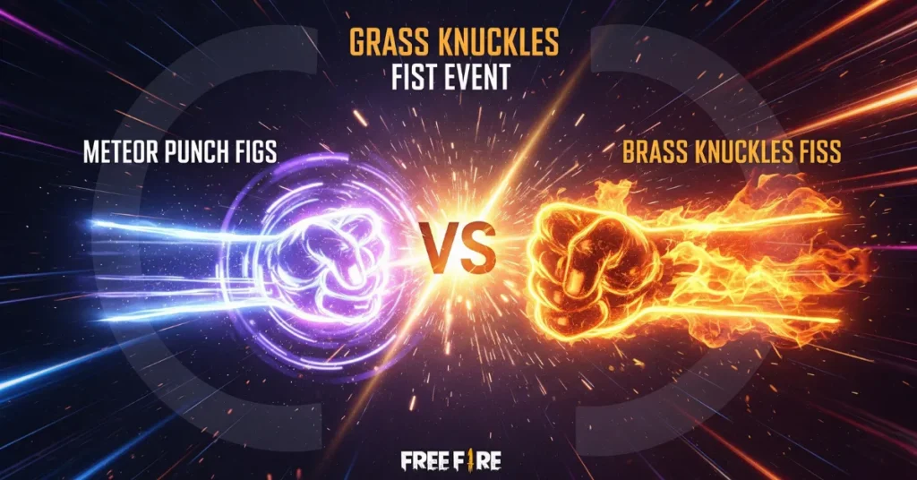 Brass Knuckles Fist Event in Free Fire
