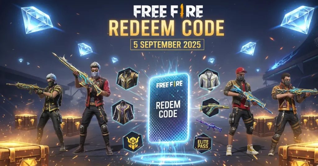 Free Fire Redeem Code 5 September 2025