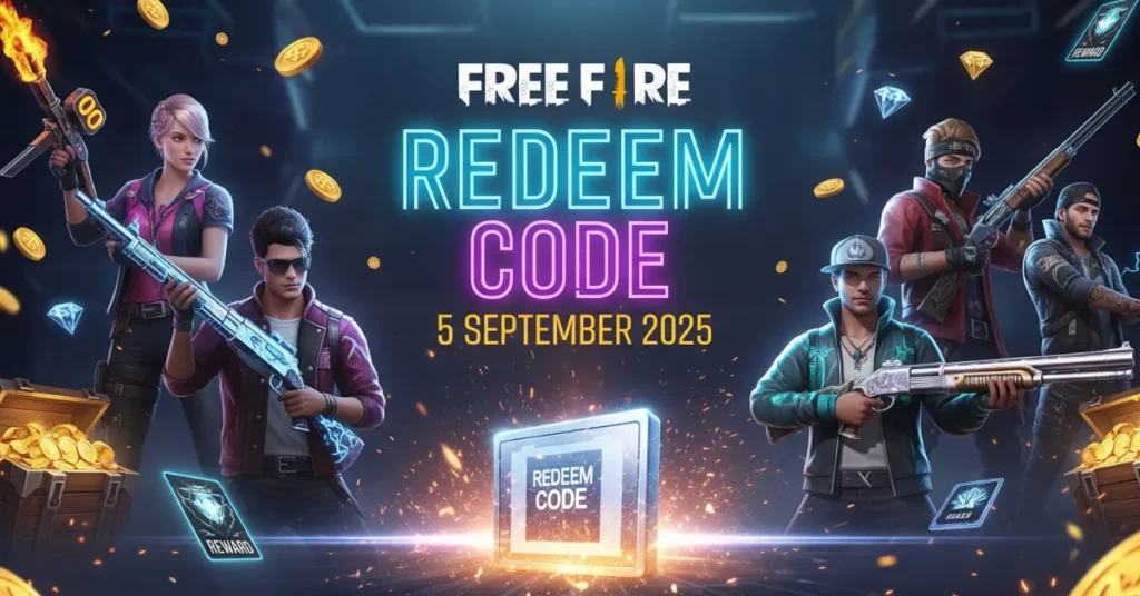 Free Fire Redeem Code 5 September 2025