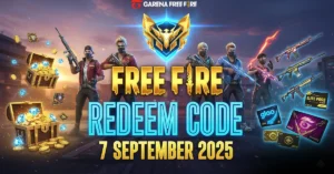Free Fire Redeem Code 7 September 2025